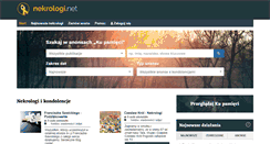 Desktop Screenshot of nekrologi.net